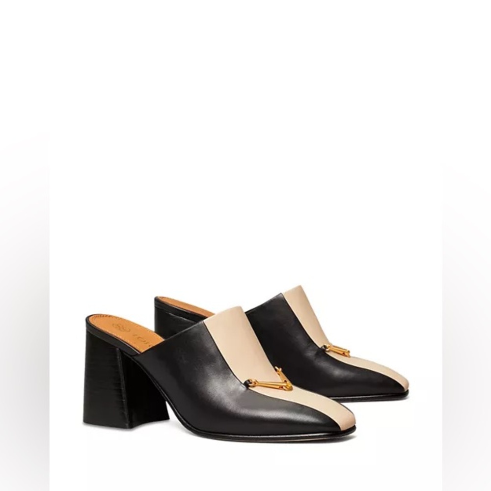 Tory Burch Equestrian Link Women's Mules